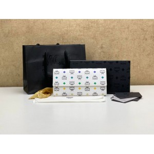 [NEW] MCM MYL9SSV69WA001 SKYOPTIC PRINTED WALLET